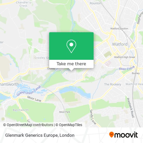 Glenmark Generics Europe map