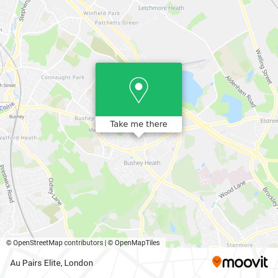 Au Pairs Elite map