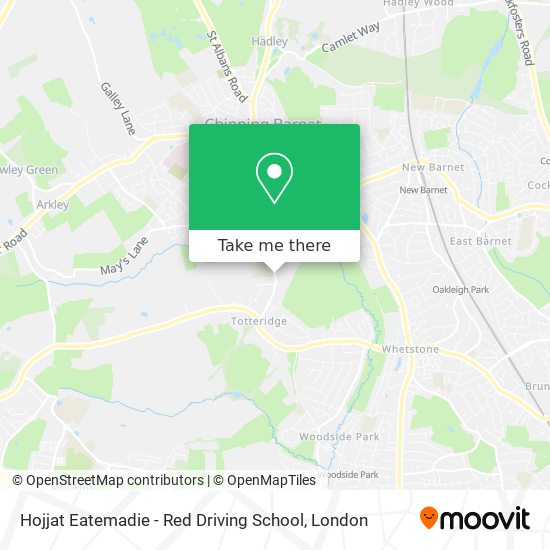 Hojjat Eatemadie - Red Driving School map