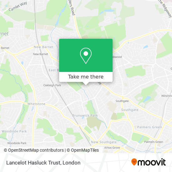 Lancelot Hasluck Trust map