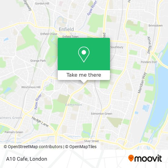 A10 Cafe map