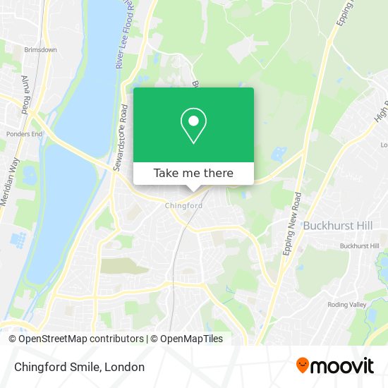 Chingford Smile map
