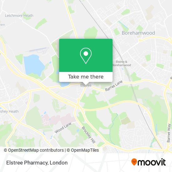 Elstree Pharmacy map
