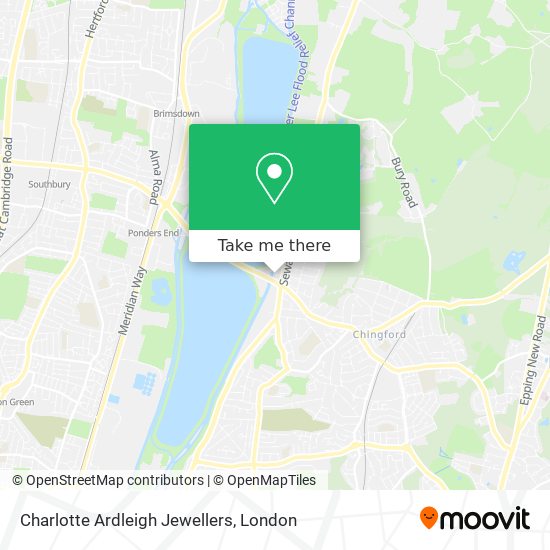 Charlotte Ardleigh Jewellers map