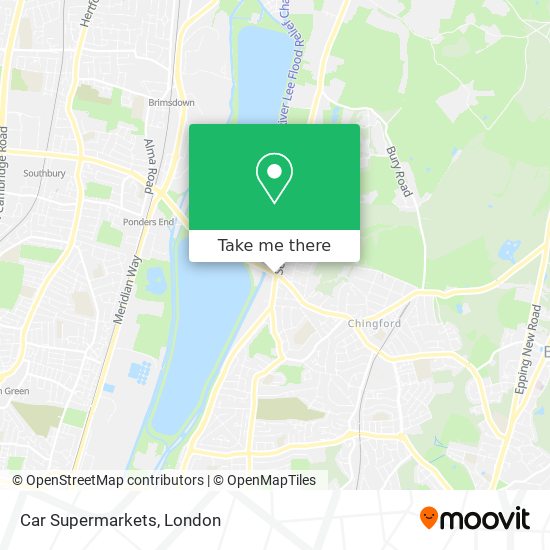 Car Supermarkets map
