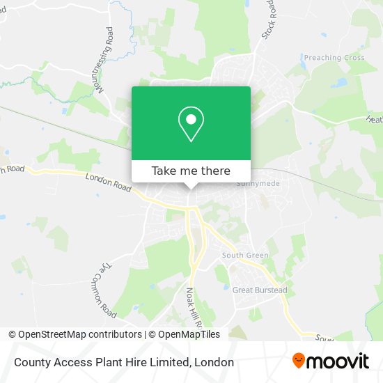 County Access Plant Hire Limited map