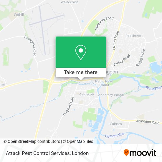 Attack Pest Control Services map