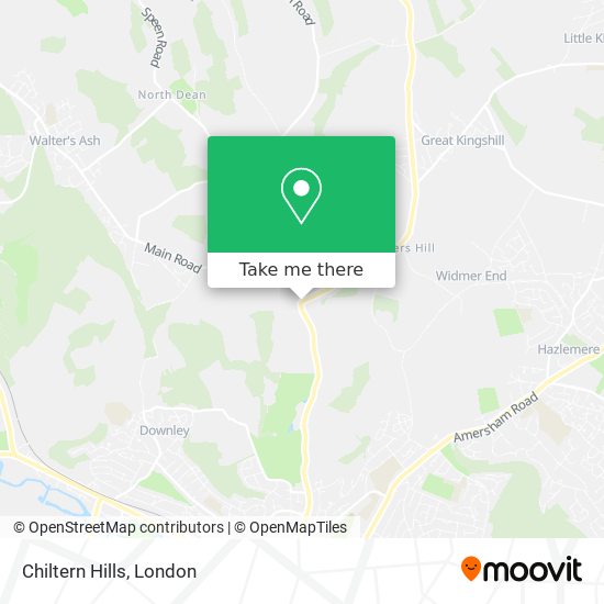 Chiltern Hills map