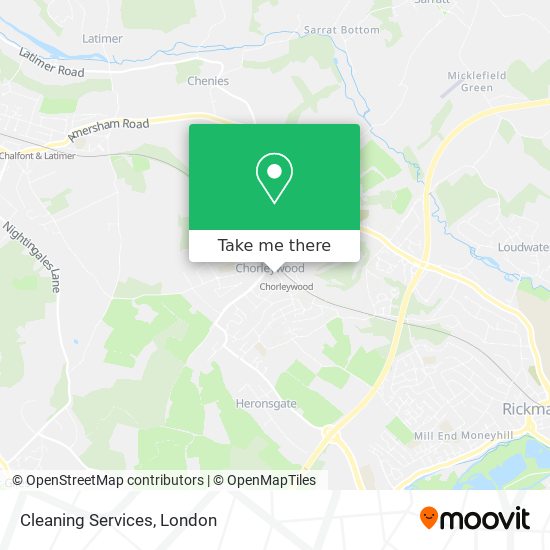 Cleaning Services map