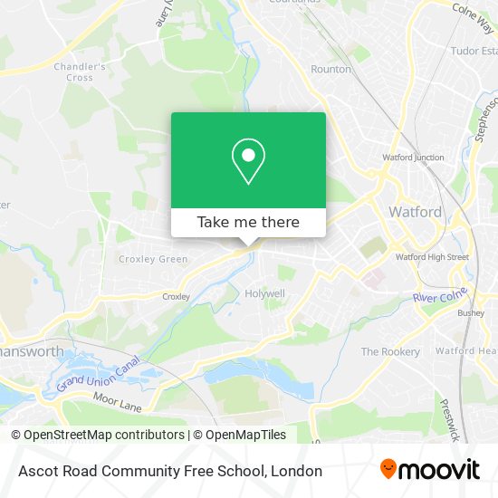 Ascot Road Community Free School map