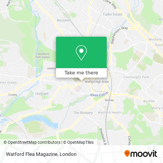 Watford Flea Magazine map