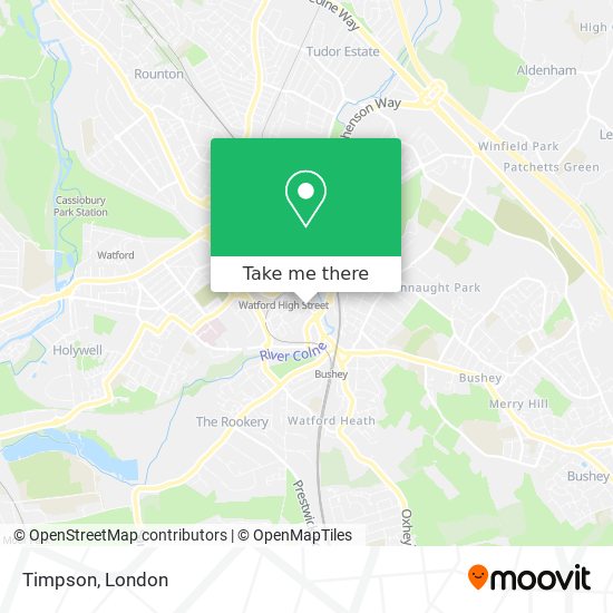 Timpson map