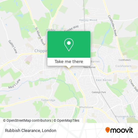 Rubbish Clearance map