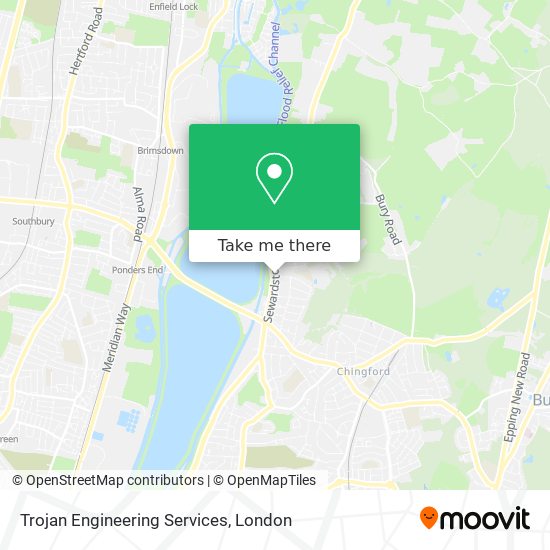 Trojan Engineering Services map