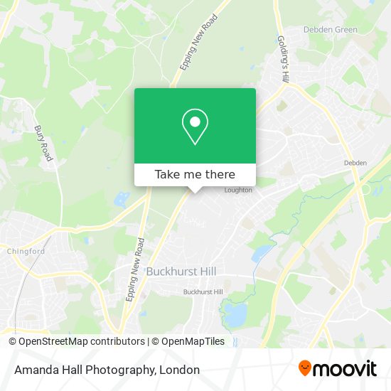 Amanda Hall Photography map