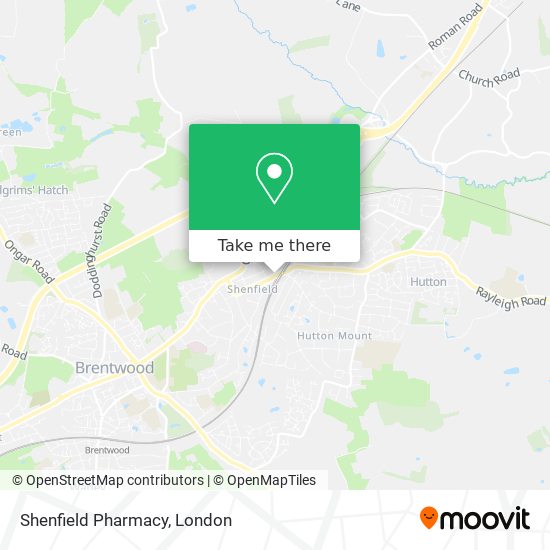 Shenfield Pharmacy map