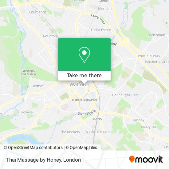 Thai Massage by Honey map