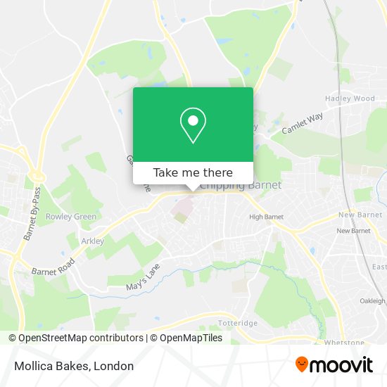 Mollica Bakes map