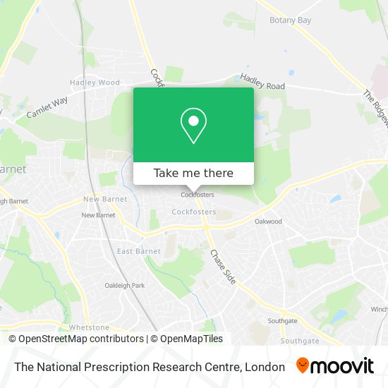 The National Prescription Research Centre map