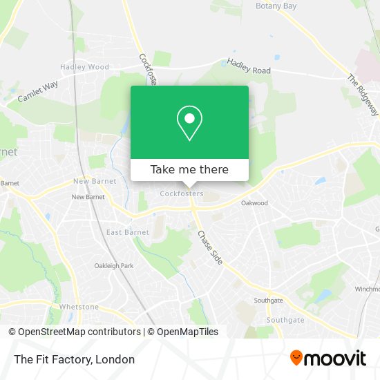 The Fit Factory map