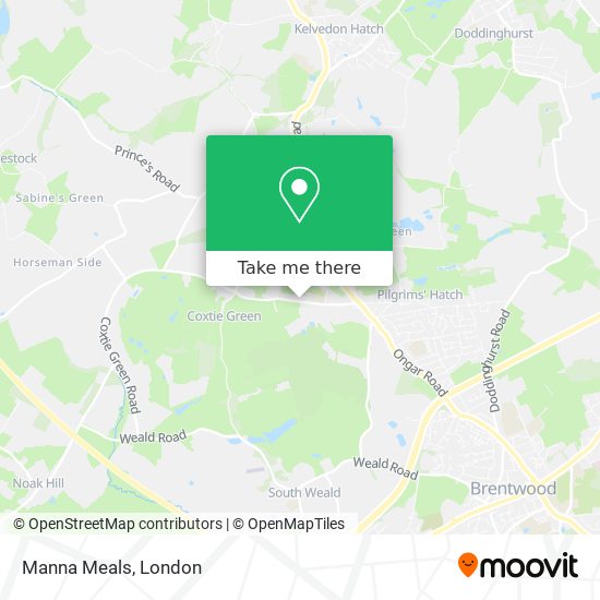 Manna Meals map