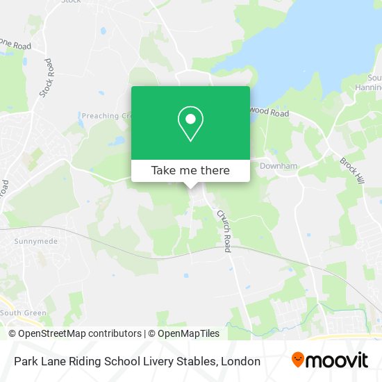 Park Lane Riding School Livery Stables map