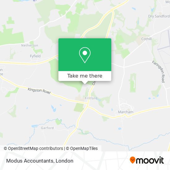 Modus Accountants map