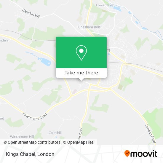 Kings Chapel map