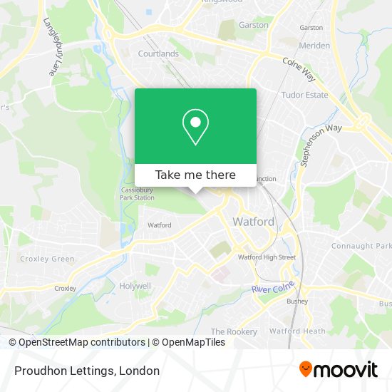 Proudhon Lettings map