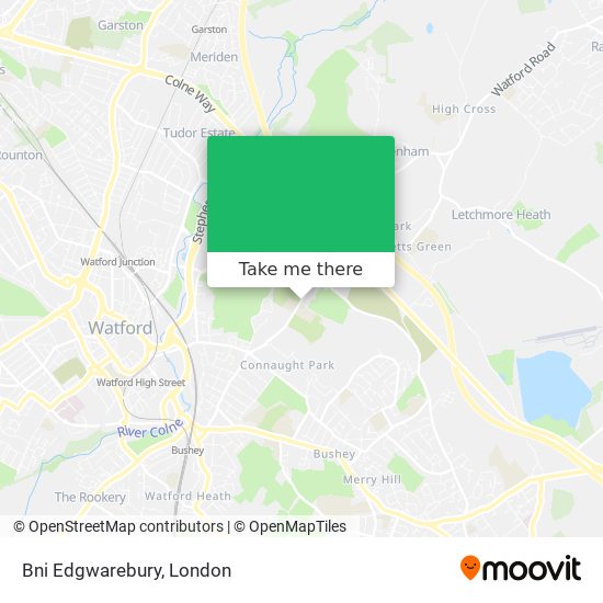Bni Edgwarebury map