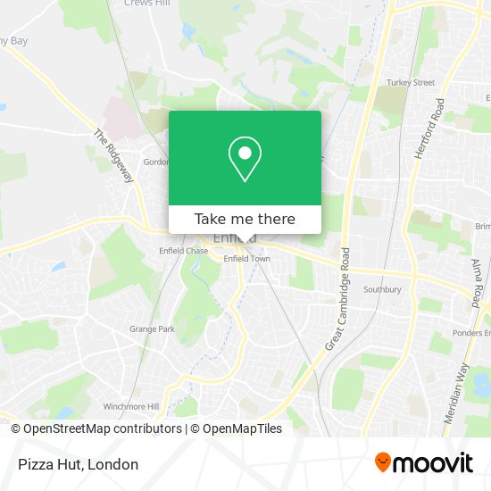 Pizza Hut map