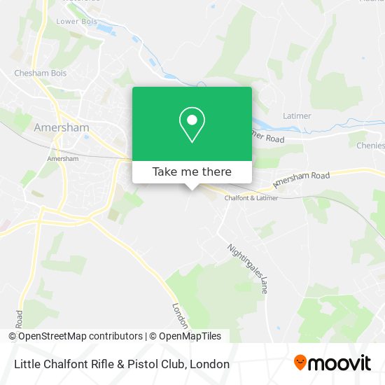 Little Chalfont Rifle & Pistol Club map