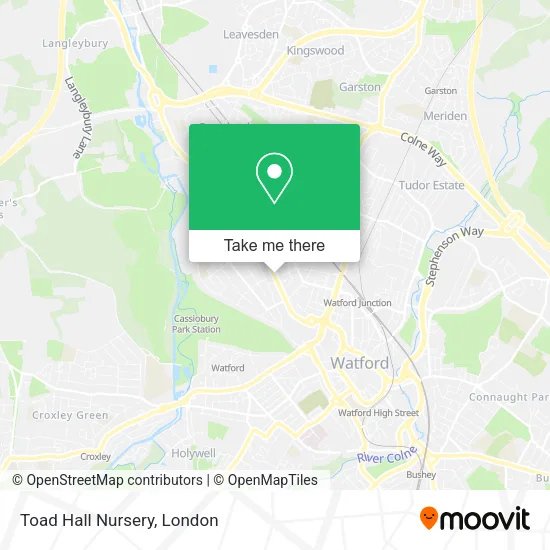 Toad Hall Nursery map