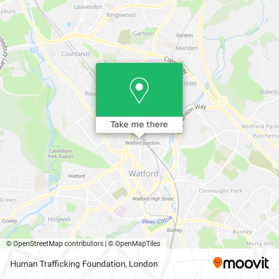 Human Trafficking Foundation map