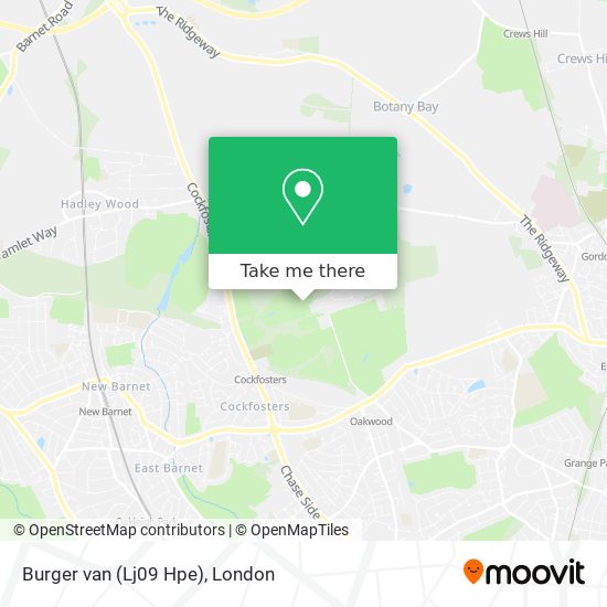 Burger van (Lj09 Hpe) map