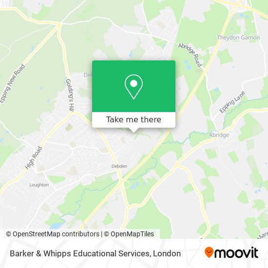 Barker & Whipps Educational Services map