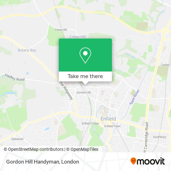 Gordon Hill Handyman map