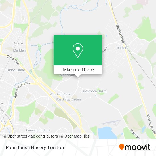 Roundbush Nusery map