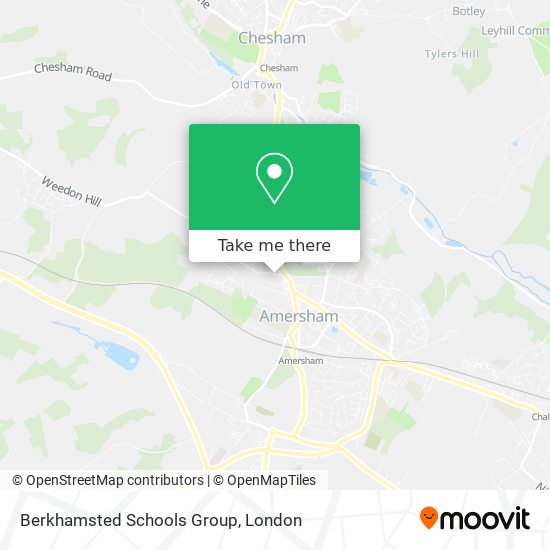 Berkhamsted Schools Group map