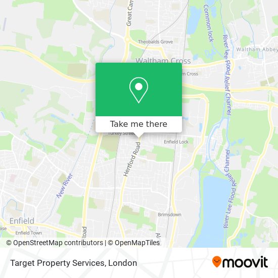 Target Property Services map