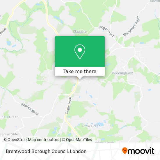 Brentwood Borough Council map