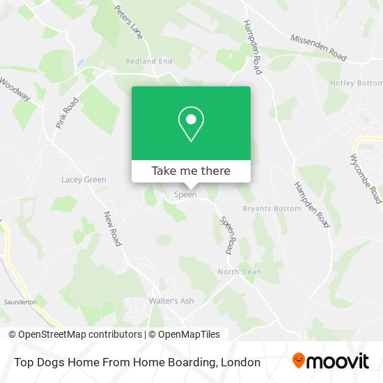 Top Dogs Home From Home Boarding map