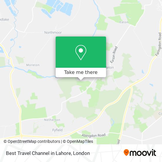 Best Travel Channel in Lahore map
