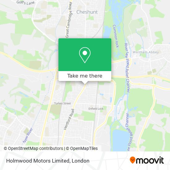 Holmwood Motors Limited map
