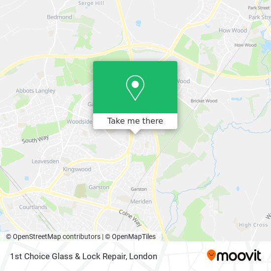 1st Choice Glass & Lock Repair map
