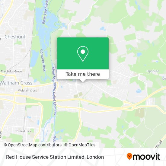 Red House Service Station Limited map