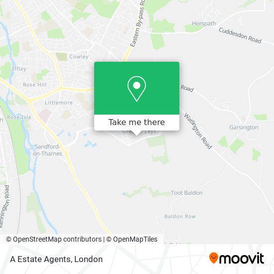 A Estate Agents map