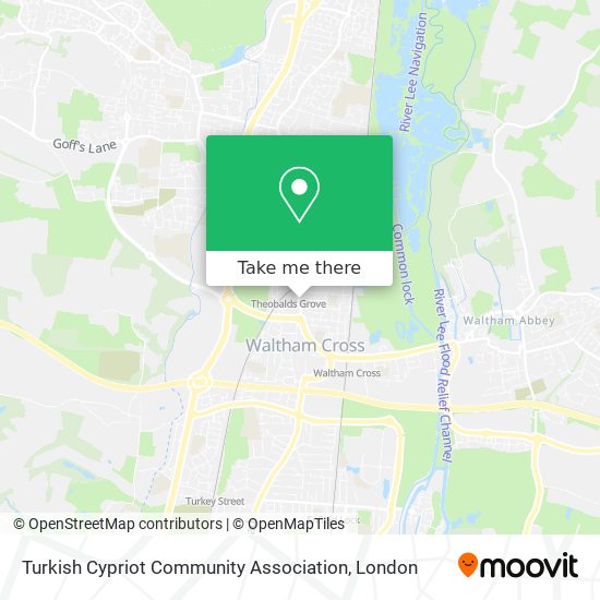 Turkish Cypriot Community Association map