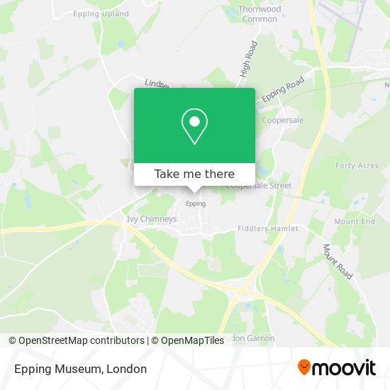 Epping Museum map