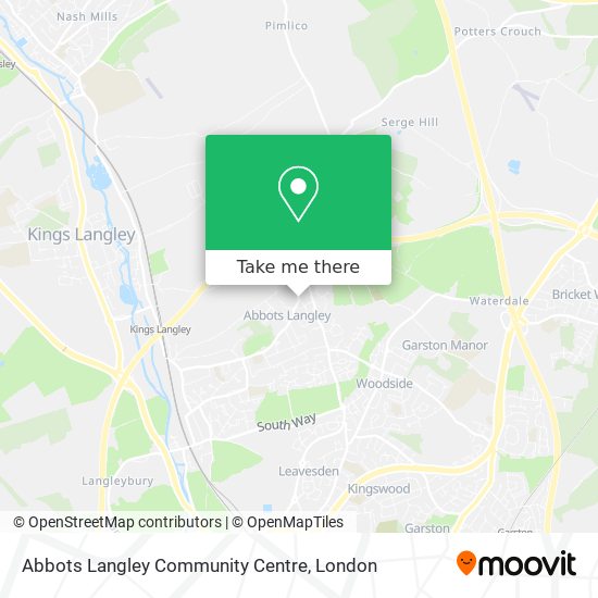 Abbots Langley Community Centre map